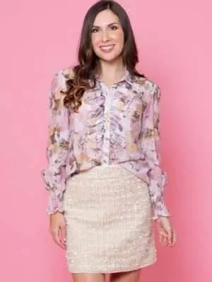 Augustine Maeve Shirt | Pink Floral
