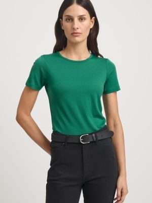 Toorallie Merino Tee | Green