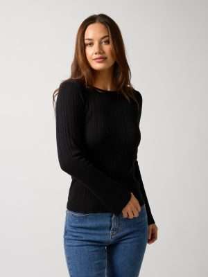 Stella + Gemma Skyler Top | Black