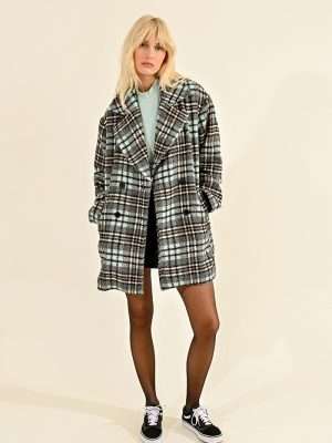 Lili Sidonio Coat | Black Check
