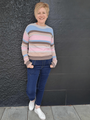 Bridge & Lord Multi Stripe Knit | Pastel