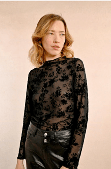 Molly Bracken Black Knit Undersweater