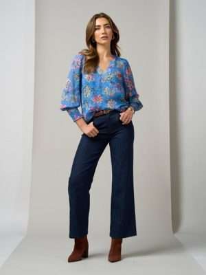 Loobie's Story Mayfair Blouse | Wedgewood