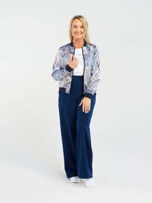 Blackstone Yvette Satin Bomber