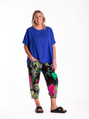 Deeanne Hobbs Magnolia Top | Cobalt