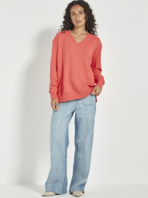 Verge Factor Sweater | Cherry