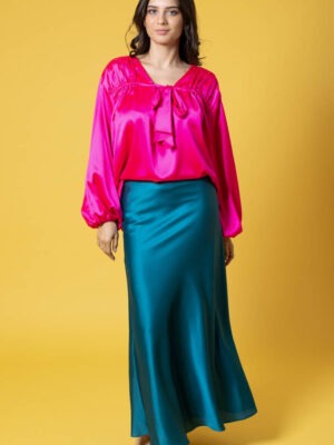 Augustine Nola Maxi Skirt | Teal