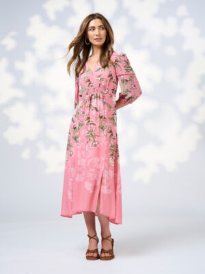 Loobie's Story Maeve Midi Dress | Pink Lemonade