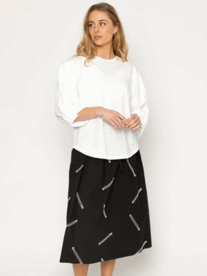 Blacklist Clio Top | Winter White