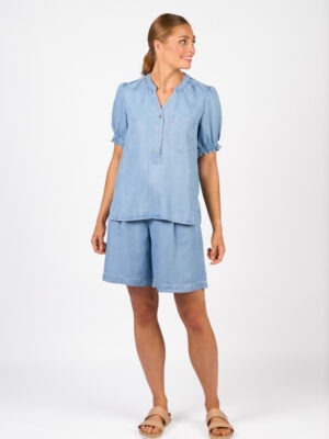 Knewe Naomi Top | Light Blue