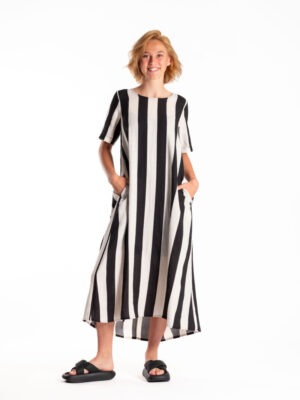 Deeanne Hobbs Menaka Dress Wilde Monostripe