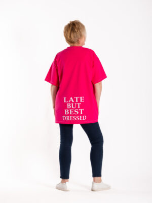 Oversize Box Tee | Late Pink