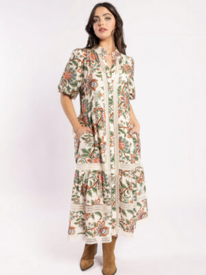 Drama Charlotte Dress | Del Ray Cream