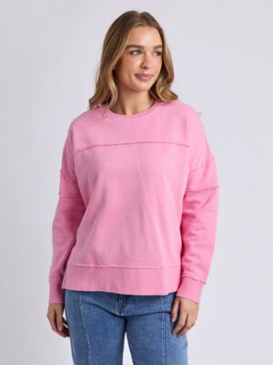 Foxwood Jayne Throw On Fleece | Sea Pink