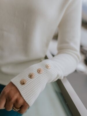 Moke Anne Sweater | Pearl