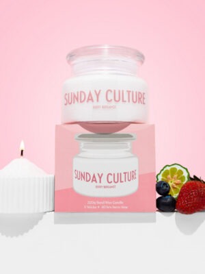 Sunday Culture Berry Bergamot Sand Wax Candle