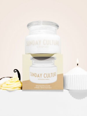 Sunday Culture Buttercream Vanilla Sand Wax Candle