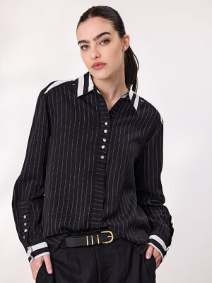 Design Nation Maxwell Shirt | Black Stripe