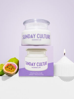 Sunday Culture Passionfruit & Lime Sand Wax Candle