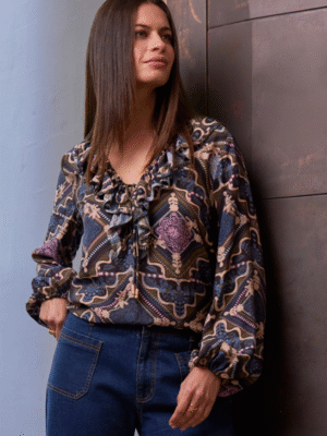 Loobie's Story Regalia Blouse | Olive