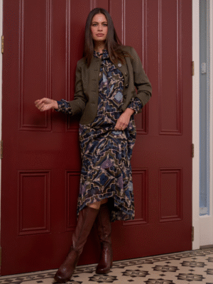 Loobie's Story Regalia Midi Dress | Olive