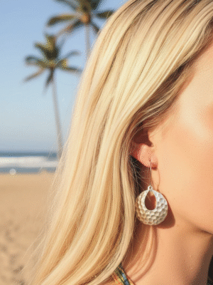 Twigg Silk Circle Earrings