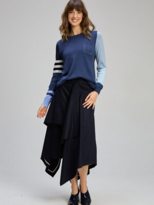 Z&P Pocket Detail Jumper | Denim