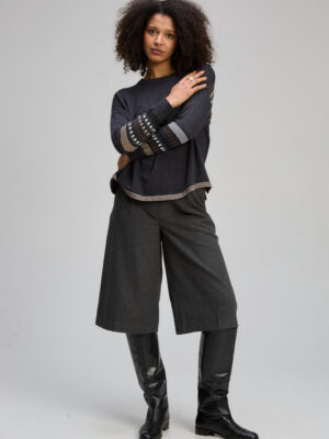 Z&P Textured Swing Jumper | Charcoal