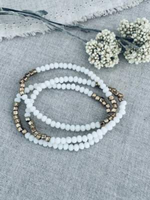 Twigg Bracelet Set | White Gold