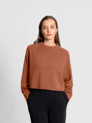 Fields Batwing Jumper | Chestnut