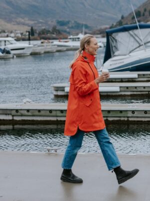 Moke Billie Coat | Cherry Tomato