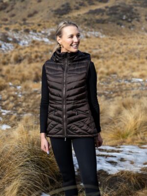 Moke Mary Claire Vest | Chocolate