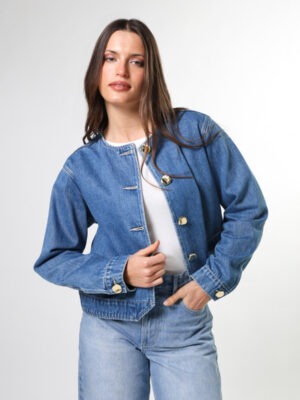 Stella & Gemma Clara Jacket | Mid Blue