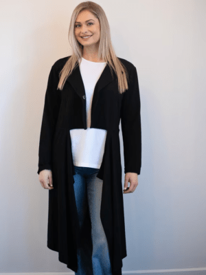 White on Black Julie Jacket Black