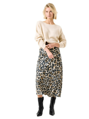 Garcia Skirt | Leopard Almond