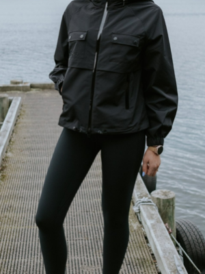 Moke Maggie Rain Jacket | Black