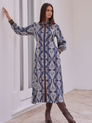 Loobie's Story Opaline Shirt Dress | Indigo