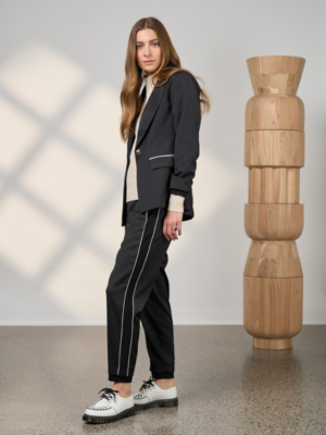 Madly Sweetly Tactical Blazer | Black