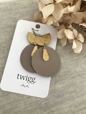 Twigg Chemistry Palet Earrings | Light Grey