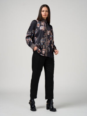 Loobie's Story Gilded Lotus Shirt | Black