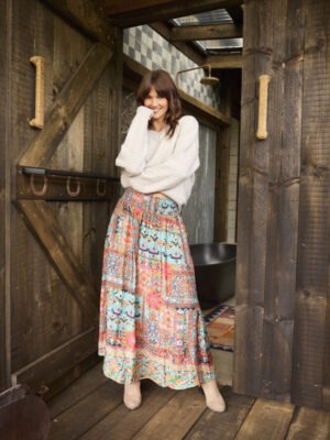 Orientique Rabari Skirt | Print