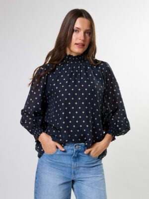 Stella & Gemma Sylvie Blouse | Midnight Dot