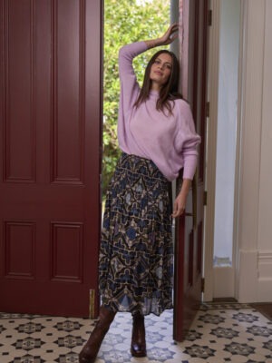 Loobie's Story Astoria Batwing Sweater | Lilac