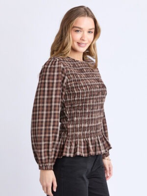 Coco Check Top | Coffee Check