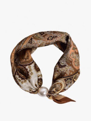 Antler Pearl Fasten Neck Tie | Baroque