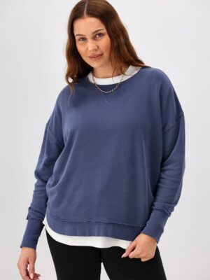 Foxwood Delilah Crew | Deep Blue