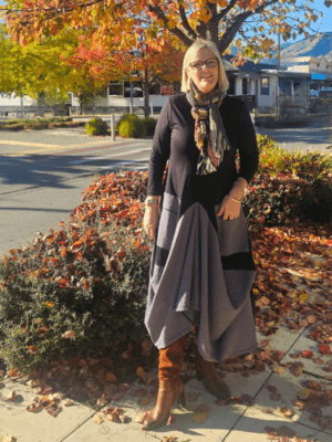 Bittermoon Zen Dress | Black Grey