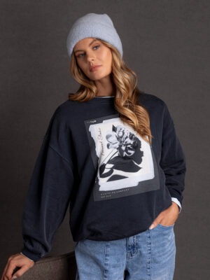 Foxwood True Bloom Crew | Charcoal