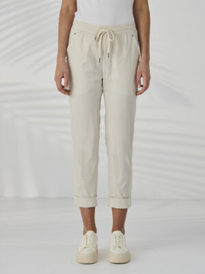 Lania 7/8 Port Pant | Almond