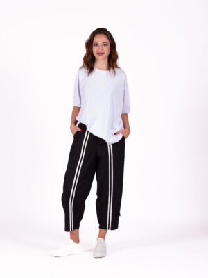 Deeanne Hobbs Direction Pant | Stripe Noir